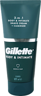 Krém na holenie & čistenie intímnych partií Body & Intimate 2v1 Gillette INTIMATE