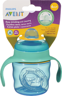 Lonček z ustnikom, 6m+, 200 ml, moder PHILIPS AVENT