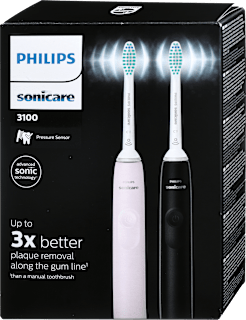 Sonična zobna ščetka 3100, dvojna črna/roza Philips Sonicare
