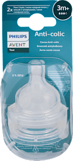 Cumeľ na fľašu Anti-colic - 3m+ PHILIPS AVENT