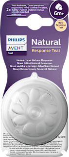 Tetina din silicon Natural Response 6+ PHILIPS AVENT