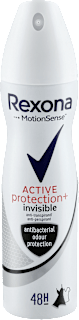 Dezodorant Antibacterial + Invisible w aerozolu  Rexona