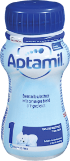 1 početno mleko za odojčad, tečna formula, od rođenja do 6. meseca  Aptamil