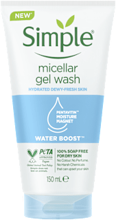 Water Boost micelarni gel za čišćenje lica Simple