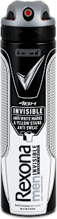 Dezodorans u spreju men Invisible Black & White Rexona men