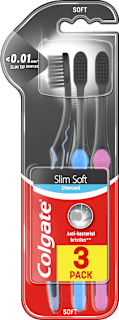 zubní kartáček Slim Soft Charcoal Colgate