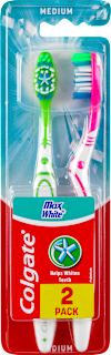 MaxWhite četkica za zube - medium, 1 kom.+ 1 kom. GRATIS, više vrsta Colgate