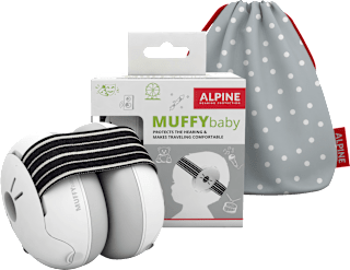 Gehörschutz Muffy Baby schwarz ALPINE