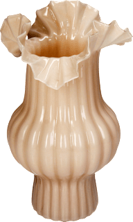 Korallenvase aus Glas rosa Dekorieren & Einrichten