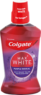 Apa de gura fara alcool Max White Purple Reveal Colgate