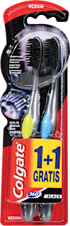 Charcoal četkica za zube Black Colgate