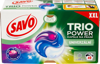 univerzální prací kapsle Trio Power XXL SAVO