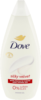 silky velvet sprchový gel  Dove