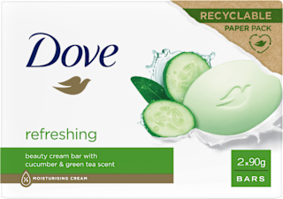 Sapone solido Refreshing al profumo di cetriolo e tè verde Dove