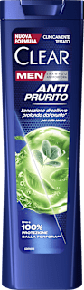 Shampoo uomo anti-forfora e anti-prurito CLEAR Men