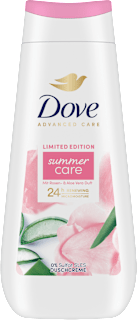 Duschcreme Advanced Care summer care mit Rosen- & Aloe Vera Duft Dove