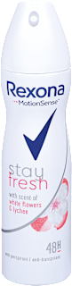 Dezodorant antiperspirant Stay Fresh White Flowers & Lychee Rexona