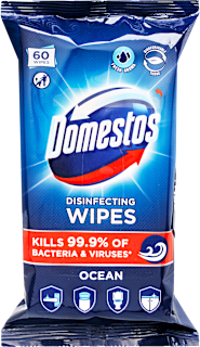 Higiénikus törlőkendő Ocean Domestos