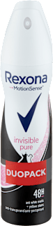 Deo spray Invisible Pure Duopack Rexona