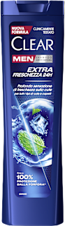 Shampoo uomo antiforfora extra freschezza 24h CLEAR Men