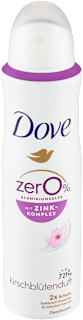 Dámsky dezodorant v spreji 0 % kvet čerešne Dove
