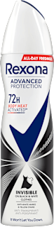 Advanced Protection dezodorans u spreju Invisible Black & White Rexona