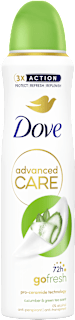 Deodorante spray gofresh cetriolo e tè verde Dove