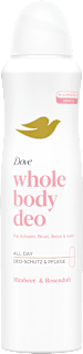 Deospray Sensitiv Whole Body Himbeer- & Rosenduft Dove