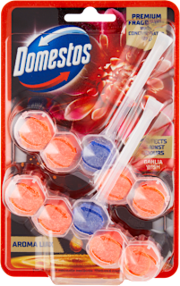 Tuhý WC blok Aroma Lux Dahlia Wish  Domestos
