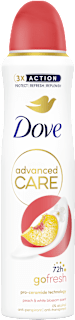 Deodorante spray Advanced Care pesca e fiori di gelsomino Dove
