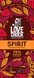 Schokolade Bio Spirit Kakao Rich Dark LOVECHOCK