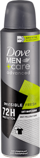 advanced INVISIBLE FRESH anti-perspirant dezodorans sprej Dove MEN+CARE
