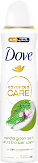 Deo spray, Advanced Care - Matcha Green Tea & Sakura Blossom Scent Dove