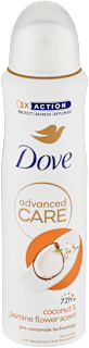 Dámsky antiperspirant v spreji Advanced Care Coconut & Jasmine Flower Dove