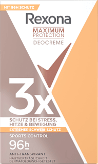 Antitranspirant Deocreme Maximum Protection Sports Control Rexona