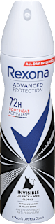 Advanced Protection Invisible Black & White dezodorans u spreju Rexona