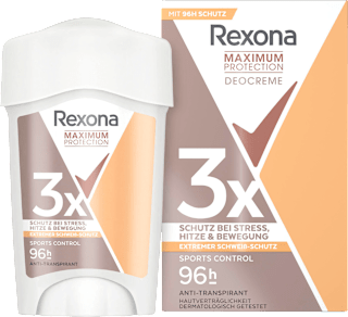 Antitranspirant Deocreme Maximum Protection Sports Control Rexona