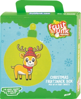 Darčekové balenie Christmas Fruitsnack Box Fruitfunk