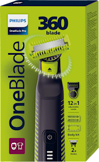 360 hibrid borotva, 12in1, QP6507/23 PHILIPS OneBlade