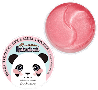 Patch occhi in idrogel tonificanti Panda Acido Ialuronico e caffeina lookATME