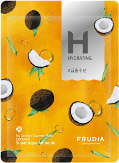 Maschera viso in tessuto al cocco FRUDIA