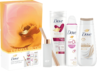 Geschenkset Entspannend mit Duft-Diffuser 4tlg Dove
