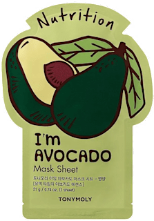 Maschera viso in tessuto I Am Avocado nutriente TONYMOLY