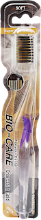 Четка за зъби с активен въглен Soft BIO-CARE