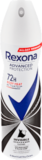 Antiperspirant v spreji Invisible Black & White 72h Rexona