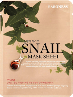 Mască de fata regenerantă cu filtrat de melc BARONESS