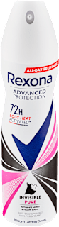 Antiperspirant v spreji Invisible Pure 72h Rexona