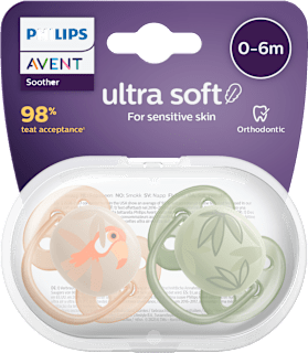 ultra soft duda varalica, 0 – 6 mj. – bež i zelena PHILIPS AVENT
