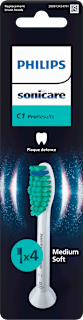 Náhradné hlavice Sonicare C1 ProResults, Medium Soft, biela Philips Sonicare