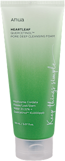 Quercetinol Pore Deep pjena za čišćenje lica Anua